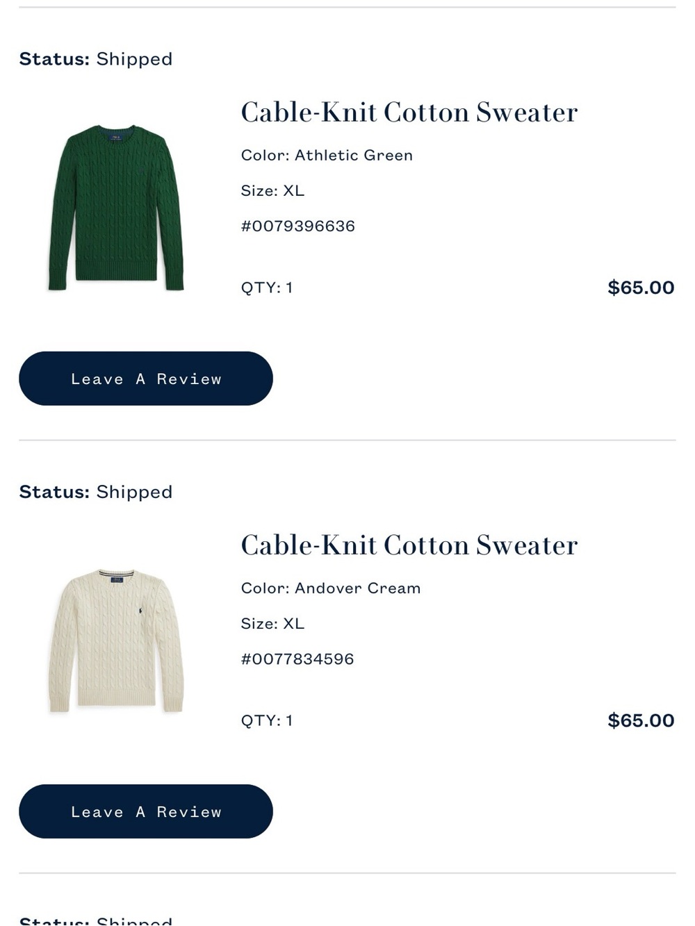 Bundle! Polo by Ralph Lauren Crewneck Sweaters — Worn once - Picture 5 of 8